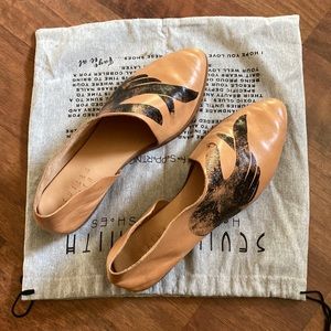 Sevilla Smith Sandy shoes, Sz 40, 9.5, handmade